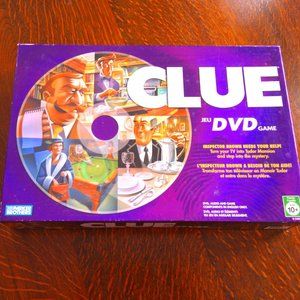 Clue DVD board game Inspector Brown deduction murder-mystery interactive DVD's